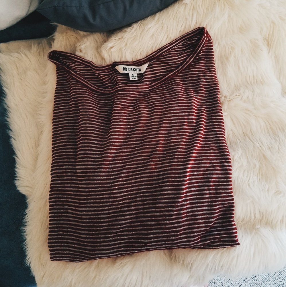 Basic striped long sleeve